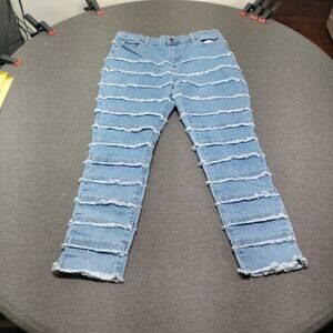 Vince Blue New York Jeans Womens 15 Blue Denim Mid Rise Bootcut Casual Pants